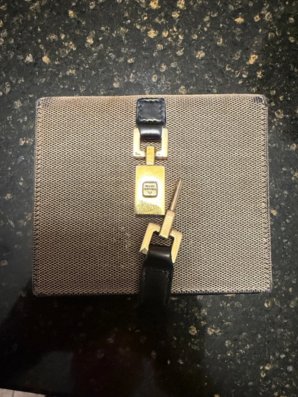 Gucci Wallet JACKIE Bifold Wallet with gold tone hardware, Made in Italy - Picture 3 of 9